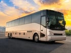 Van Hool CX45E electric motorcoach on road