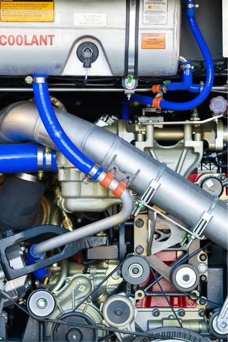 Cummins L9 engine installed in the Van Hool CX35