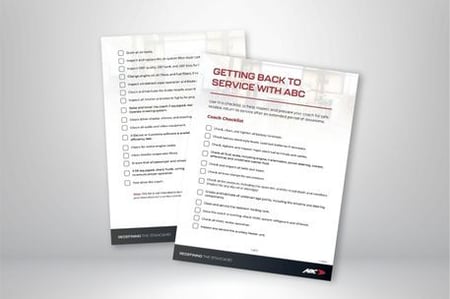 ABC Companies motorcoach return-to-service maintenance checklist for 2026