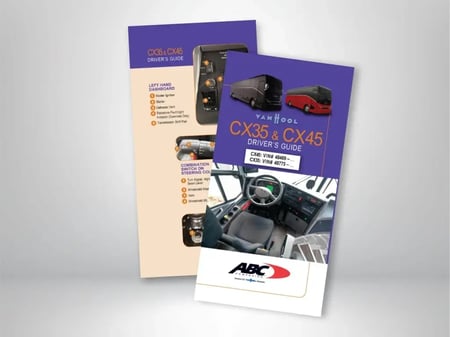 ABC Companies’ Van Hool CX35 and CX45 Driver’s Guide, Version 2, for CX35 VIN 48775 and newer and CX45 VIN 48469 and newer