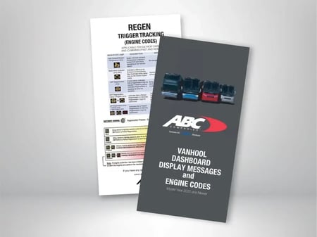 ABC Companies’ Van Hool Dashboard Display Messages and Engine Codes guide for model year 2020 and newer